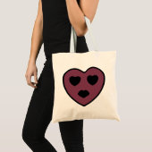 Heart Face Pout Tote Bag (Voorkant (product))