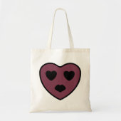 Heart Face Pout Tote Bag (Voorkant)