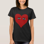 Heart Face Tshirt (Voorkant)