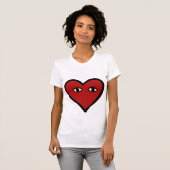 Heart Face Tshirt (Voorkant volledig)