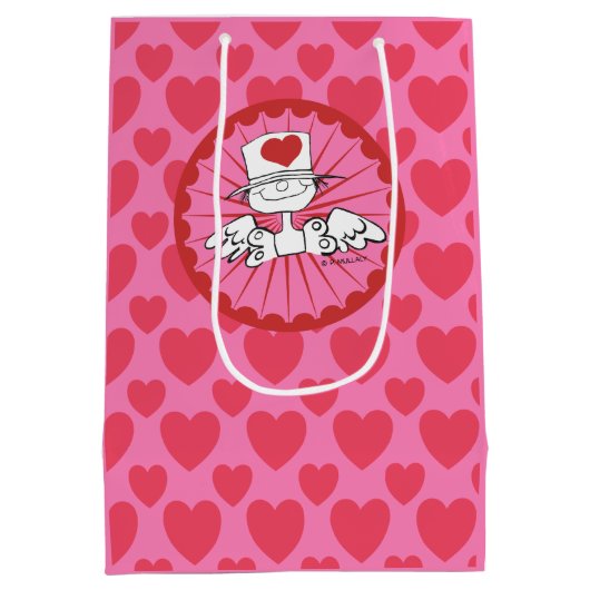 "Heart Fairy"© Feestgeschenkzak Medium Cadeauzakje (Achterkant)