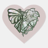 Heart Fairy Hart Sticker (Voorkant)