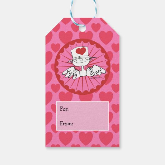 "Heart Fairy"© Verjaardagscadeau Label Cadeaulabel (Achterkant)