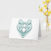 Heart Family Concept Graphic Kaart (Gele Bloem)