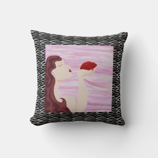 Heart Felt Kiss Pillow Kussen (Voorkant)