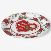 Heart Felt Moederdag Papier Borden Papieren Bordje (Gekanteld)