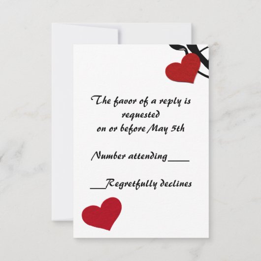 Heart Felt RSVP (Achterkant)