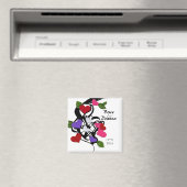 Heart Felt sparen de datum Magneet (Insitu (Vaatwasser))