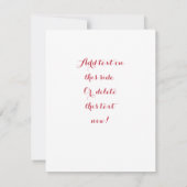 Heart Felt Tree | VALENTIJN | ROMANCE | Opmerking  Notitiekaartje (Achterkant)