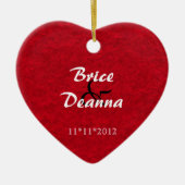 Heart Felt Wedding Favor Ornament (Voorkant)