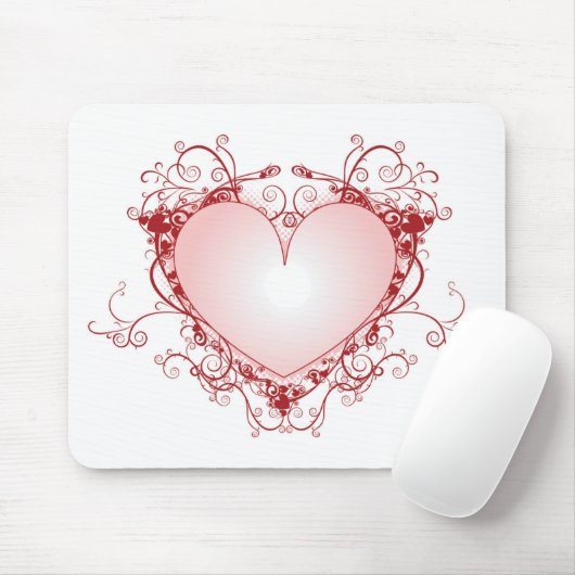 Heart Filigree Muismat (Met muis)