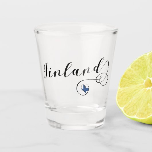 Heart Finland Mok, Finn, Fins Shot Glas (Voorkant)