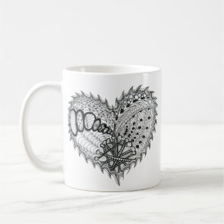 Heart Fire Doodle Koffiemok