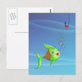 HEART FISH BUBBLE VAN SHARON SHARPE BRIEFKAART (Voorkant / Achterkant)