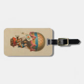 Heart Flag Hot Air-ballon Bagagelabel (Voorkant horizontaal)