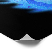 Heart Flame Black Love Poster (Hoek)