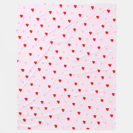 Heart Fleece Blanket (Voorkant)