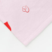 Heart Fleece Blanket (Hoek)