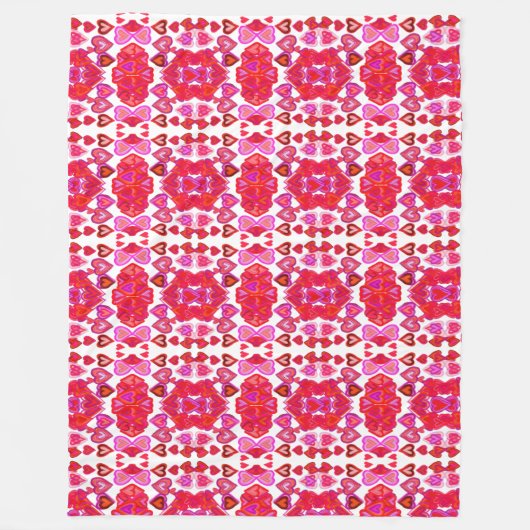 Heart Fleece Blanket (Voorkant)