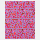 Heart Fleece Blanket Deken (Voorkant)