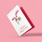 Heart Floral Valentijnsdag Cute Personalized Feestdagen Kaart