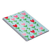 Heart Floral Waterverf Journal Notitieboek (Rechterzijde)