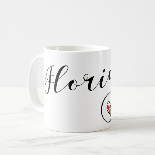 Heart Florida Mok, Floridian, Miami Koffiemok (Voorkant links)