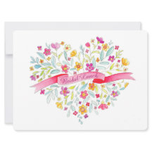 Heart flower Bouquet art bridal luncheon