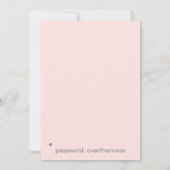 *~* Heart Flowers AR6 QR WEDDING BEWAREN DE DATUM Kaart (Achterkant)