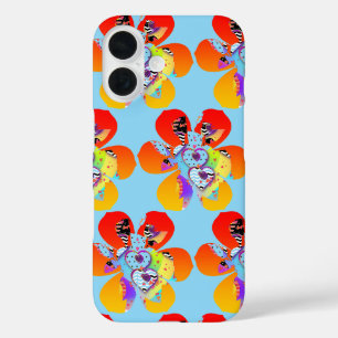 Heart Flowers iPhone 16 Hoesje