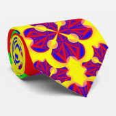 Heart Flowers door Kenneth Yoncich Stropdas (Opgerold)