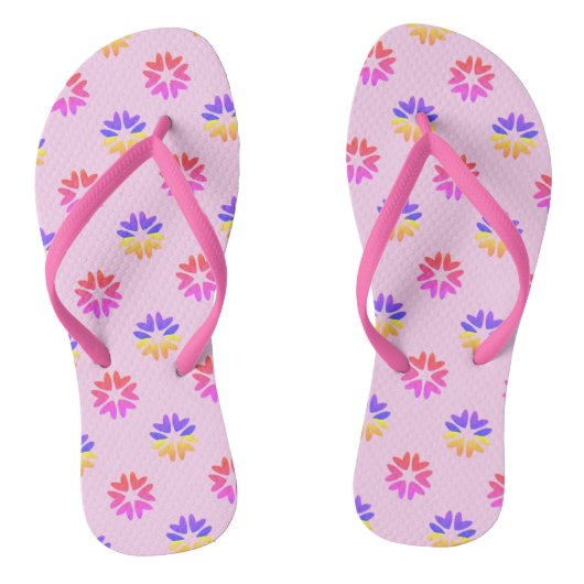 Heart Flowers Patroon Teenslippers (Voetbed)