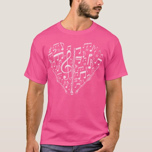 Heart Flute T-shirt (Voorkant)