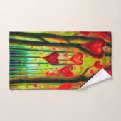 Heart Forest Hand Towel Handdoek (Handdoek)
