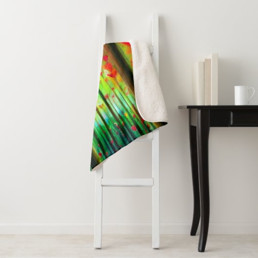 Heart Forest Sherpa Blanket Deken (In situ)