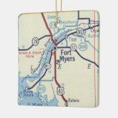 Heart Fort Myers Florida Keramisch Ornament (Links)