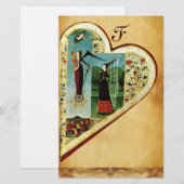 HEART FORTUNE EN LIEFT VAN ALLEGAIRE Valentijnsdag Briefpapier (Voorkant / Achterkant)