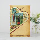 HEART FORTUNE EN LIEFT VAN ALLEGAIRE Valentijnsdag Briefpapier (Staand voorkant)