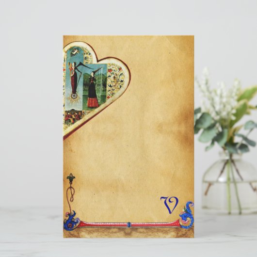 HEART FORTUNE EN LIEFT VAN ALLEGAIRE Valentijnsdag Briefpapier (Staand voorkant)