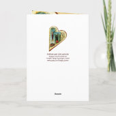 HEART FORTUNE EN LIEFT VAN ALLEGAIRE Valentijnsdag Feestdagen Kaart (Achterkant)