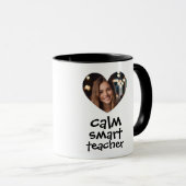 Heart Frame Custom Photo Teacher Mug Mok (Voorkant rechts)