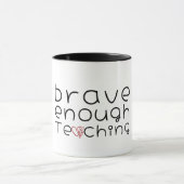 Heart Frame Personalized Teacher Appreciation Gift Mok (Midden)