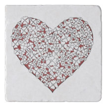 Heart Full of Flowers trivet