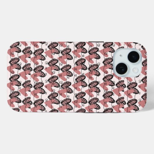 Heart Fusion iPhone Case (Achterkant (horizontaal))