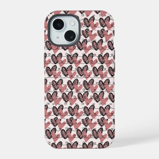 Heart Fusion iPhone Case iPhone 15 Case (Achterkant)