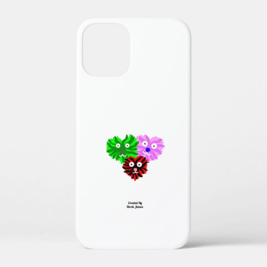 Heart Fuzzies Apple iPhone 12 Mini Hoesje (Achterkant)