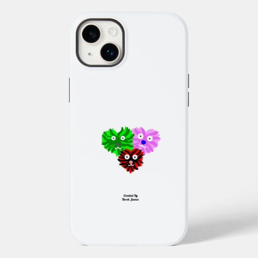 Heart Fuzzies Apple iPhone 14 Plus Hoesje (Achterkant)