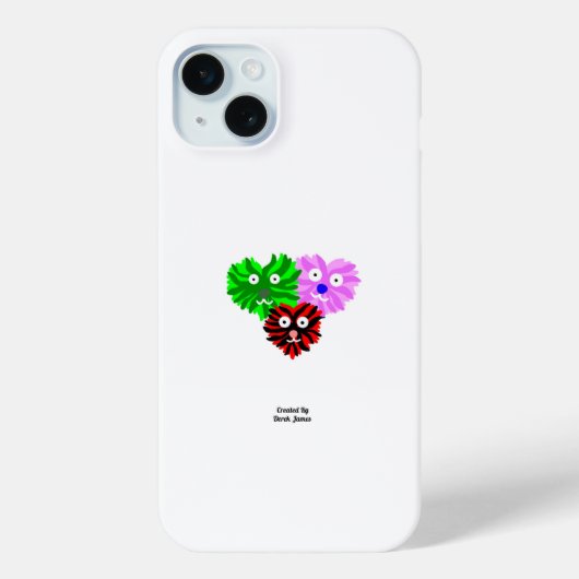 Heart Fuzzies Apple iPhone 15 Plus Hoesje (Achterkant)