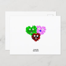Heart Fuzzies-Briefkaart