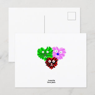 Heart Fuzzies-Briefkaart Briefkaart